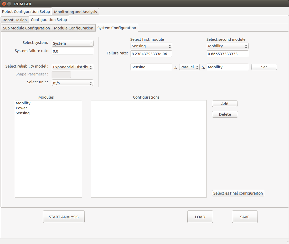 ALT Models and unit selection in System Configuration tab